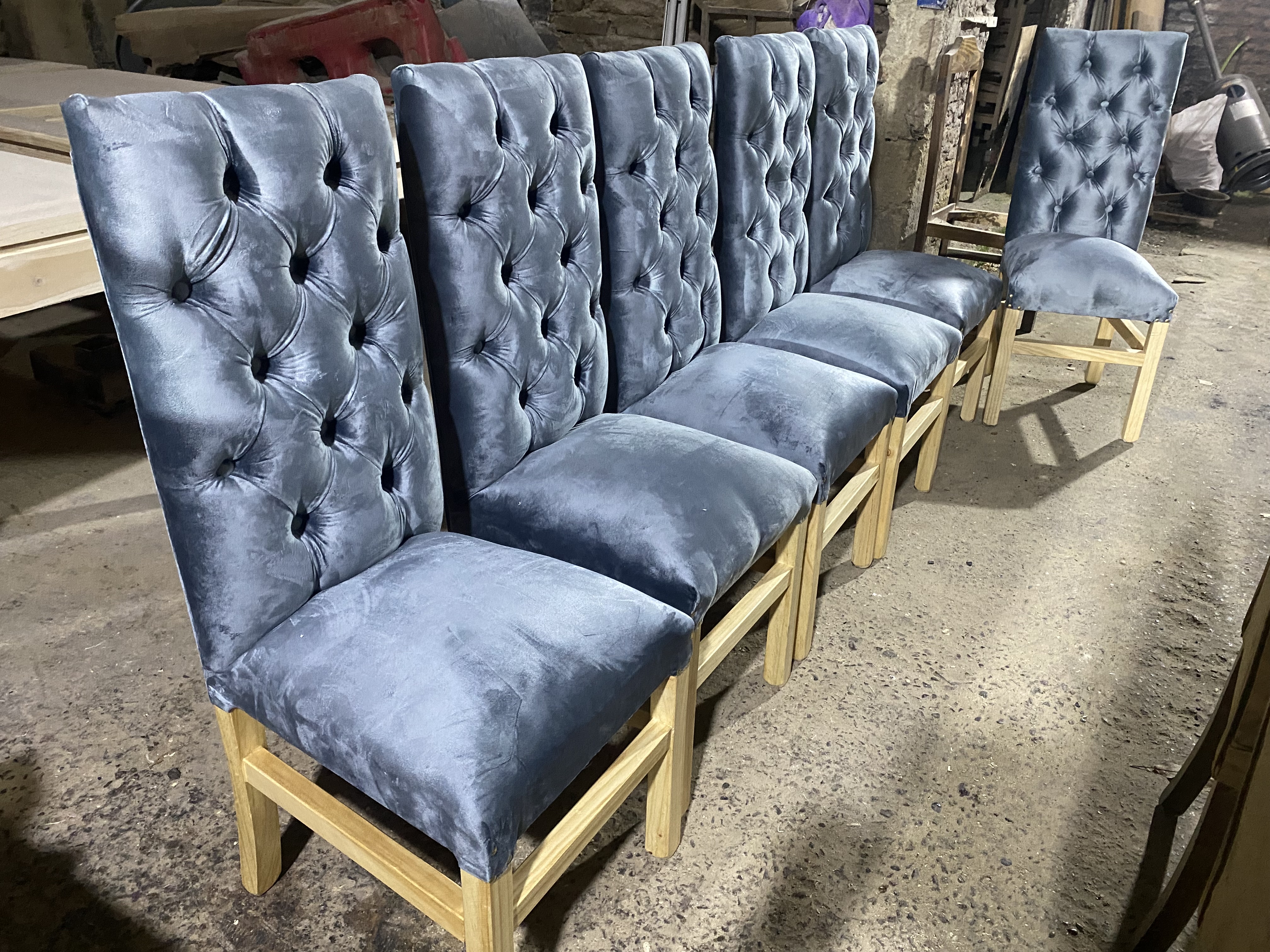 Silla capitones de 12 botones - foto 5