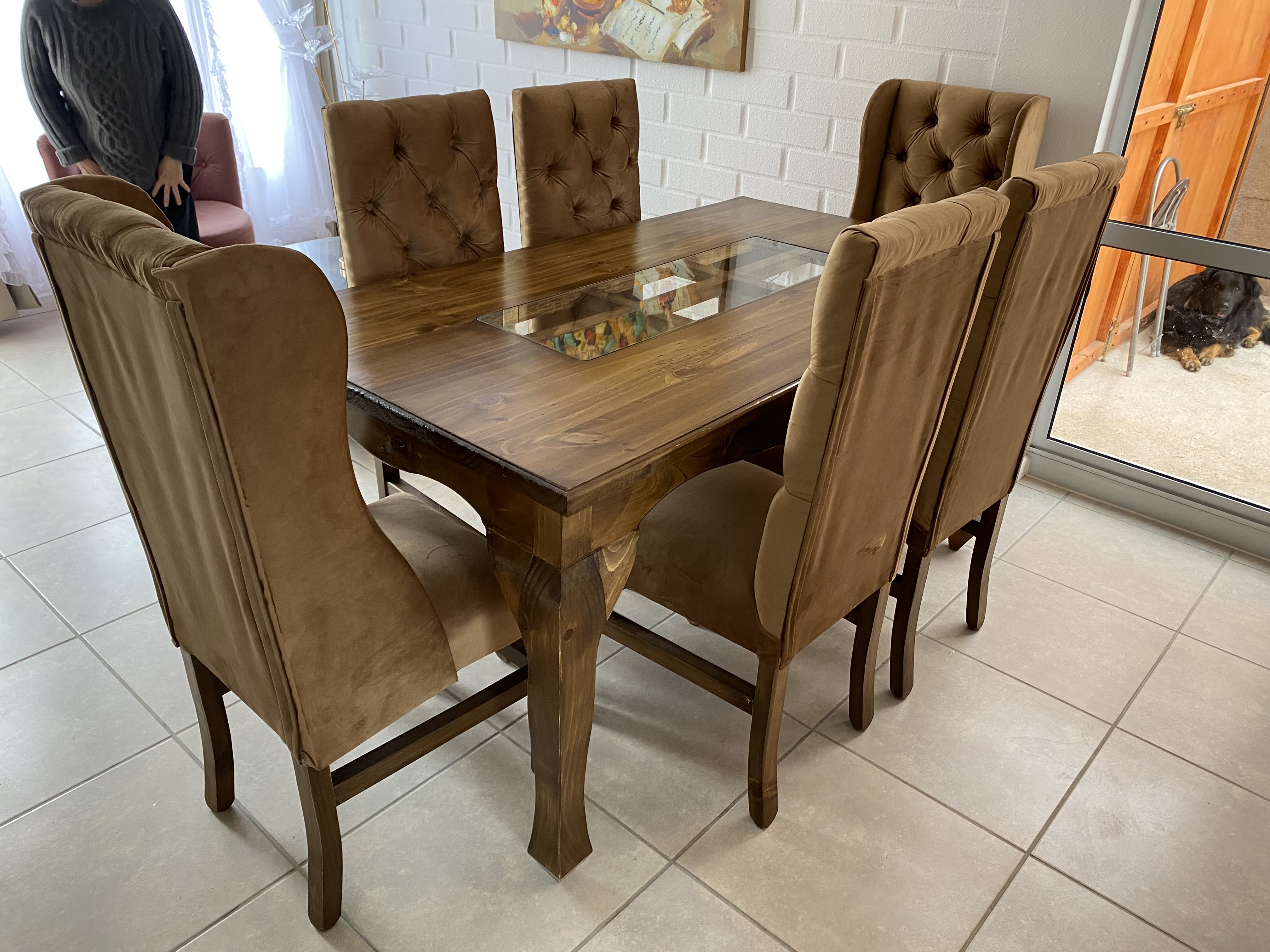 Comedor 6 sillas capitones  - foto 4