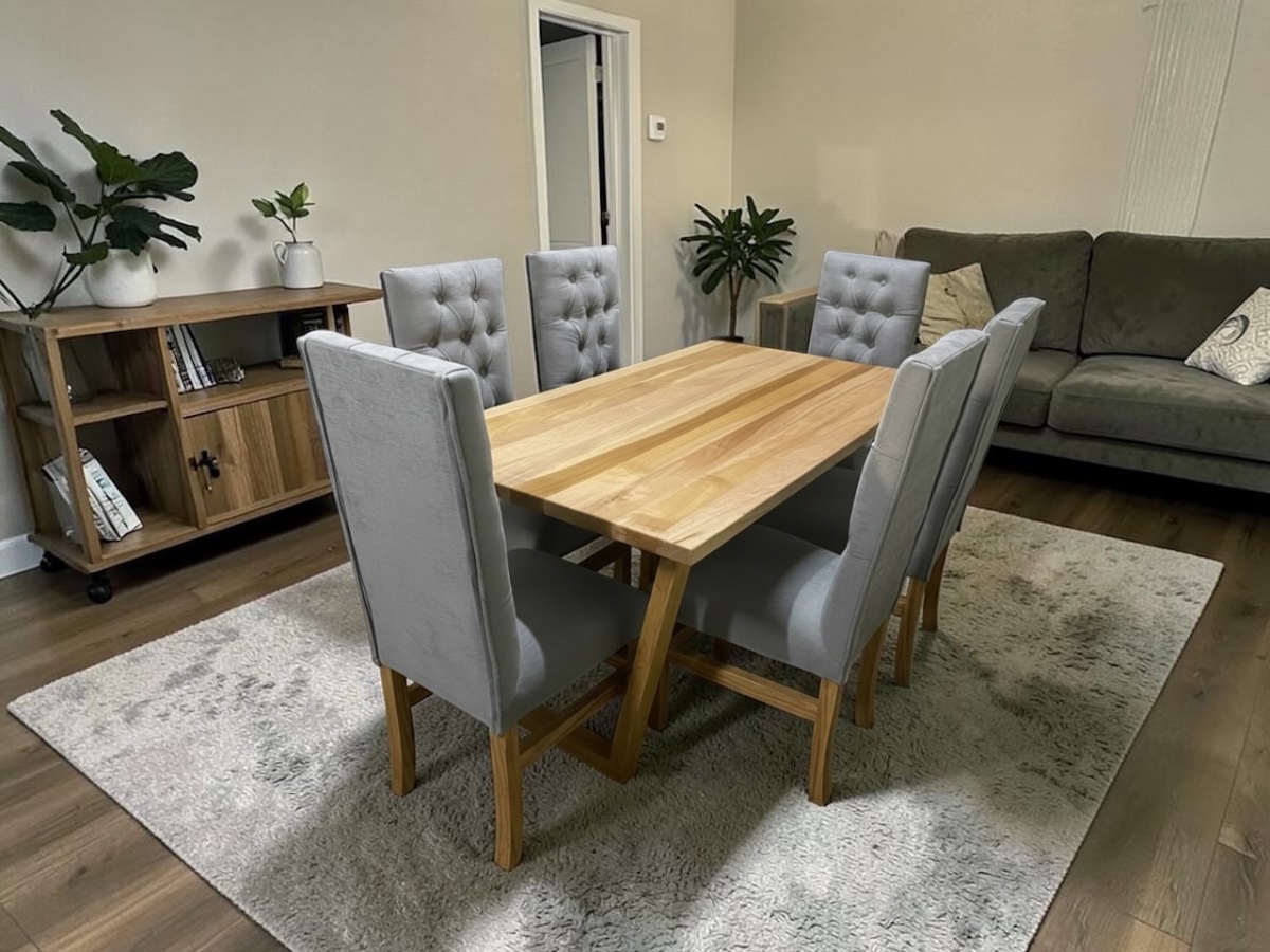 Comedor 6 sillas madera nativa lenga