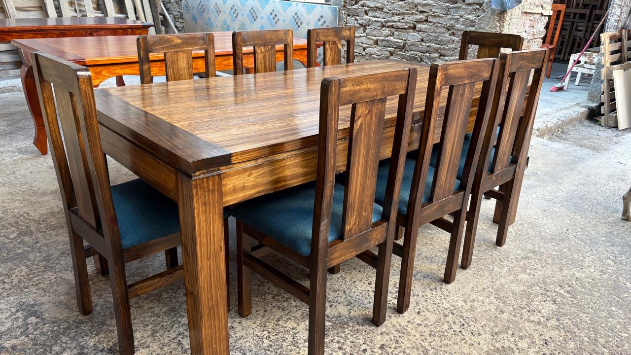 Comedor 8 sillas madera,placa - foto 4